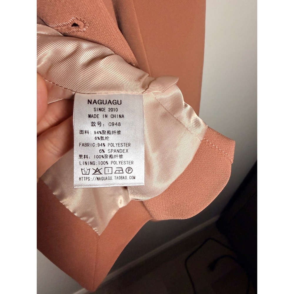 Naguagu Womens Double Breasted Blazer Size S - Picture 6 of 6